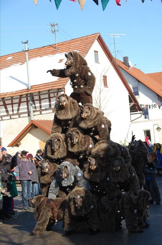 Fasnetsumzug in Steinhilben 17. Februar 2015