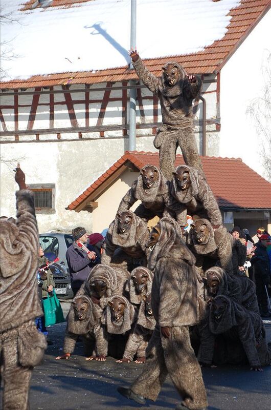 Fasnetsumzug in Steinhilben 17. Februar 2015