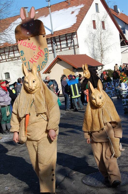 Fasnetsumzug in Steinhilben 17. Februar 2015