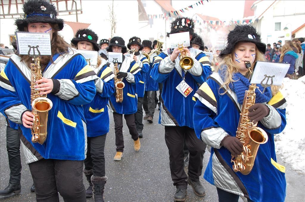 Fasnetsumzug in Steinhilben 17. Februar 2015