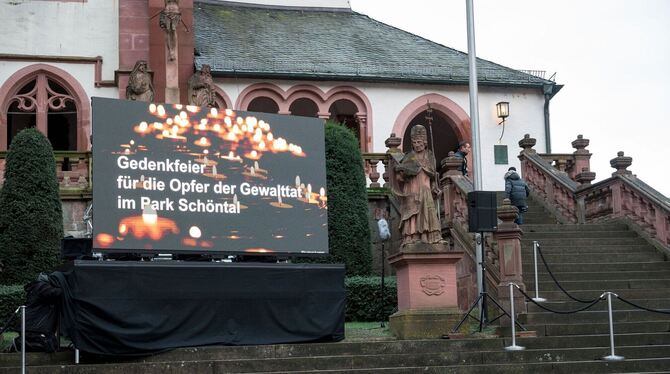 Nach tödlichem Angriff in Aschaffenburg - Trauerfeier