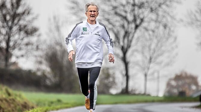 Sport,Senioren,lnw,nwf,Joggen,laufen,senior,Gesundheit Klemens Wittig aus Dortmund läuft mit 87 Jahren noch Marathons.
