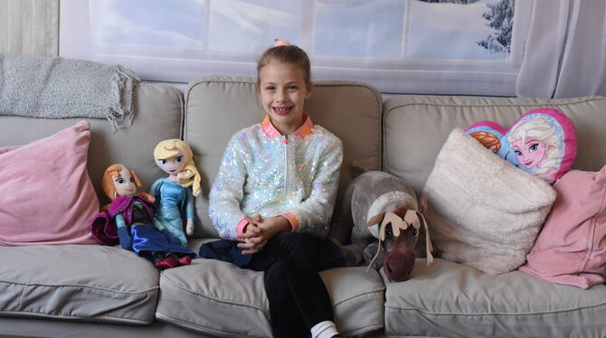 Kinderdarstellerin; Milla; Musical »Die Eiskönigin«; Reutlingen Milla spielt zurzeit Eisprinzessin Anna im Stage-Musical »Die Eiskönigin« in Stuttgart.