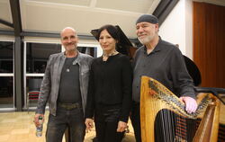 Lutz Gerlach, Ulrike Mai und Thomas Loefke (von links) traten am Sonntag in Ofterdingen auf.