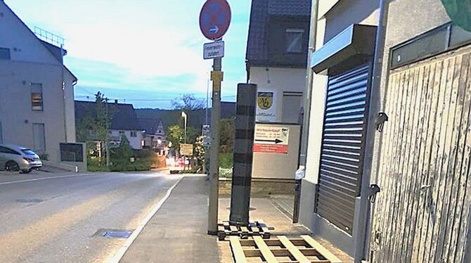 So sah die Blitzer-Attrappe aus, die vor etwa einem Jahr in der viel befahrenen Riedericher Straße in Mittelstadt stand. Dann ha