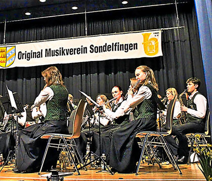 Der Original Musikverein Sondelfingen hat seine Fans und dürfte bein Konzert weitere hinzugewonnen haben.