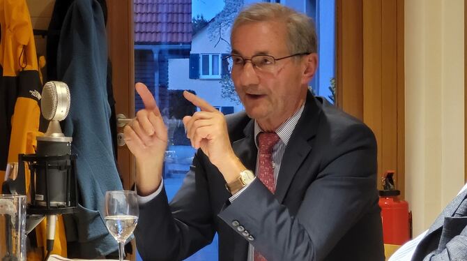 Matthias Platzeck sprach in Nehren.