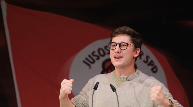 Philipp Türmer, Bundesvorsitzender der Jungsozialisten (Jusos), sieht den Koalitionsvertrag kritisch.