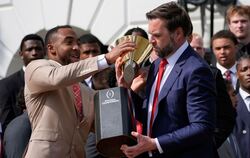 US-Präsident Trump empfängt College Football National Champions