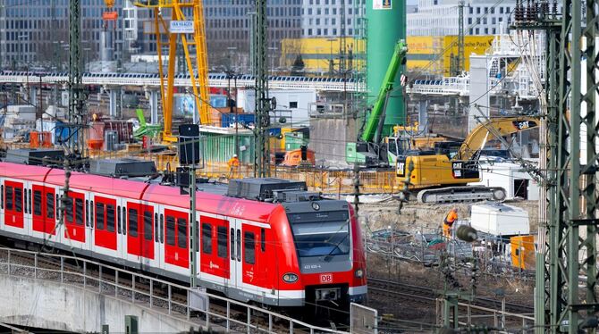 Baustelle der zweiten Stammstrecke in München Baustelle der zweiten Stammstrecke in München
