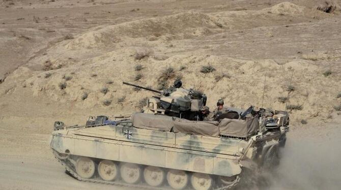 Bundeswehrsoldaten im Einsatz bei Char Darah in der Provinz Kundus in Afghanistan. Foto: Can Merey/Archiv