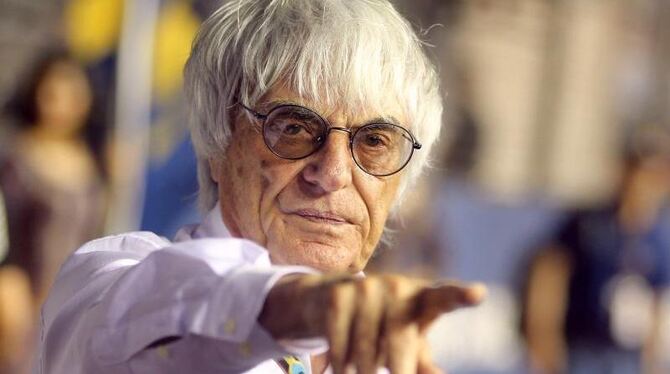 Bernie Ecclestone ist vor der neuen Saison gelassen. Foto: Diego Azubel