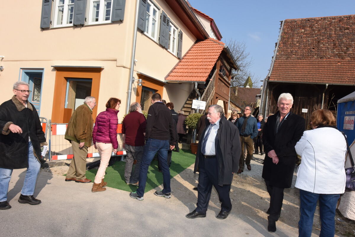 Festakt in Betzinger Mußmehlstraße