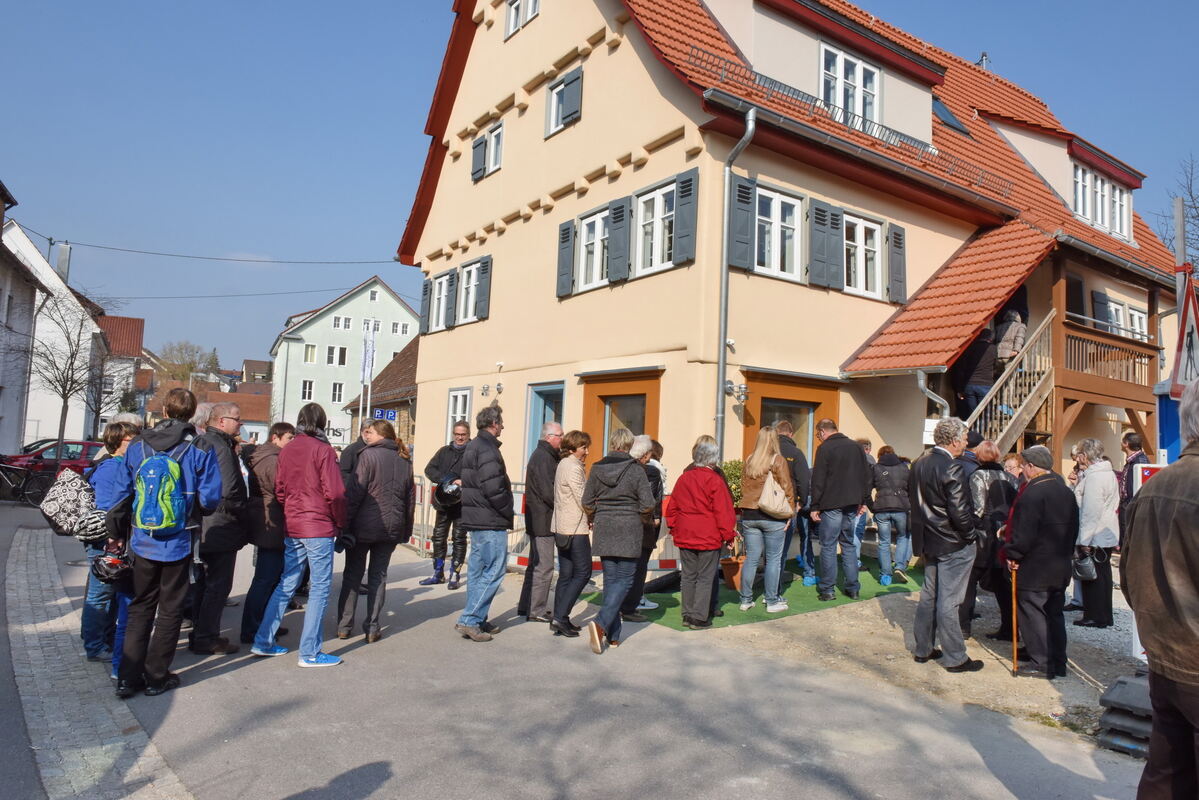 Festakt in Betzinger Mußmehlstraße