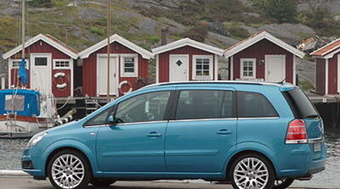 Der neue Opel Zafira starten mit frischem  Design und mannigfaltigen technischen Innovationen.
GEA-FOTO: KNAUER