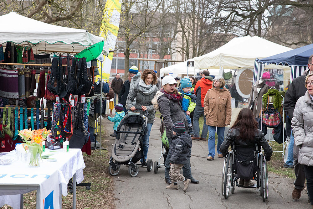 Ostermarkt »Hereinspaziert« im Stadtgarten in Reutlingen