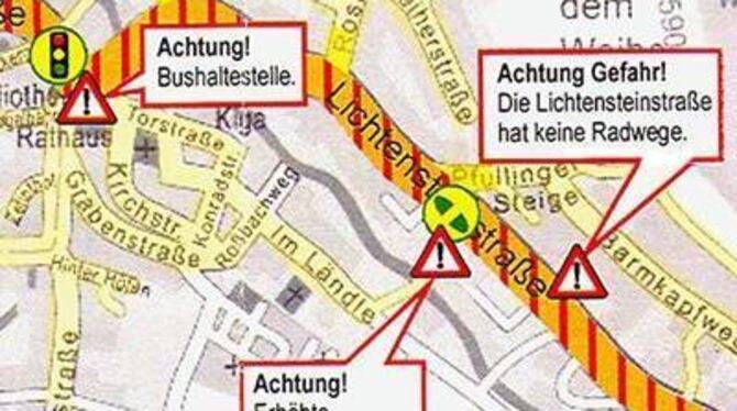 In anderen Orten sieht es ähnlich aus: Bestimmte Straßen sollten (nicht nur) junge Verkehrsteilnehmer meiden.
FOTO: NN