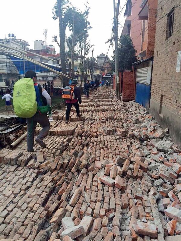 Erdbeben in Nepal: Die Spur der Verwüstung