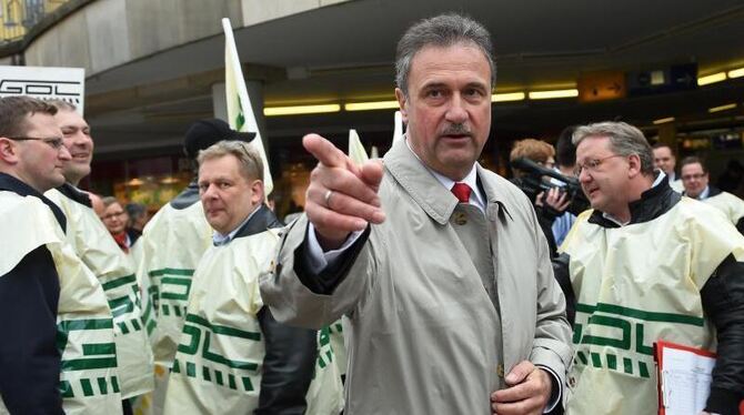 Claus Weselsky, Vorsitzender der Lokführergewerkschaft GDL. Foto: Uwe Zucchi/Archiv