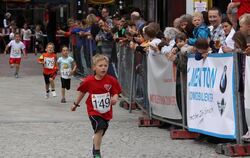 Auch der Nachwuchs brachte beim Bad Uracher Stadtlauf vollen Einsatz.