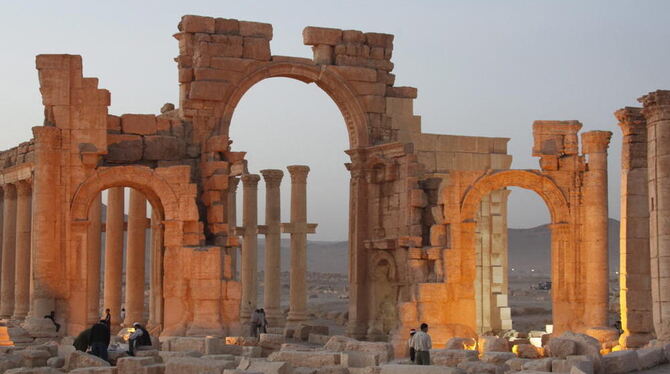 Die historische syrische Oasenstadt Palmyra gehört zum Weltkulturerbe.