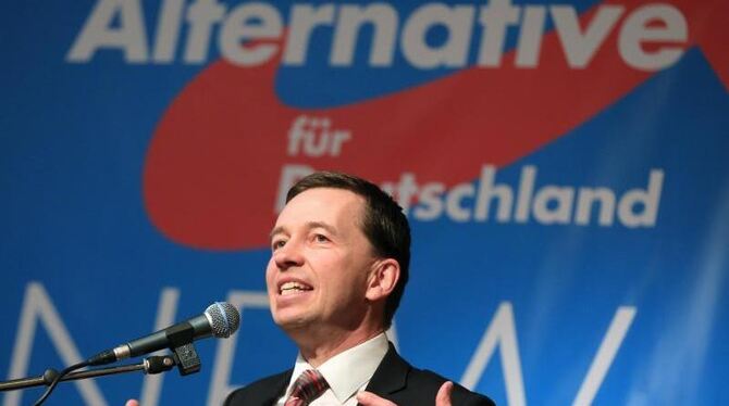 AfD-Parteichef Lucke: »Wir sind keine Protest- und Wutbürger-Partei. Dies ist die nicht die Partei, die wir gegründet haben«.