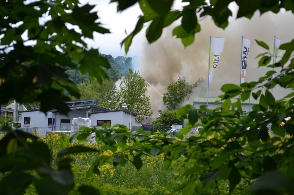 Großbrand in Reutlinger Schreinerei