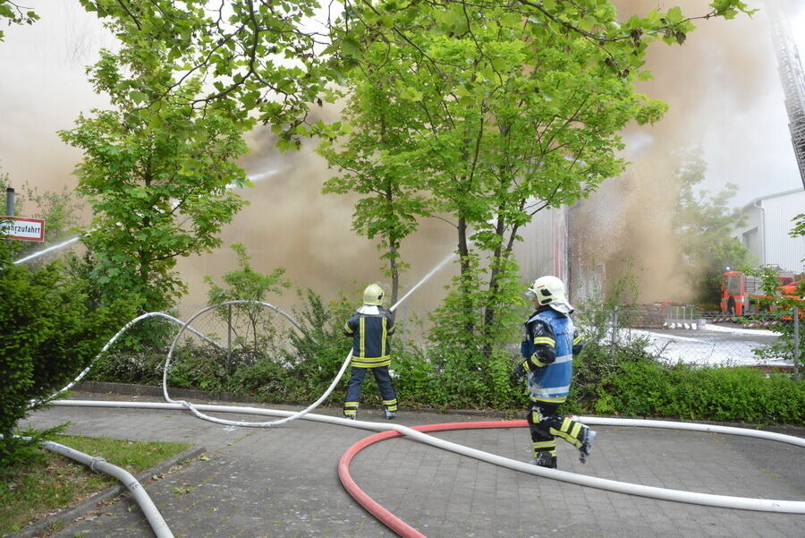 Großbrand in Reutlinger Schreinerei