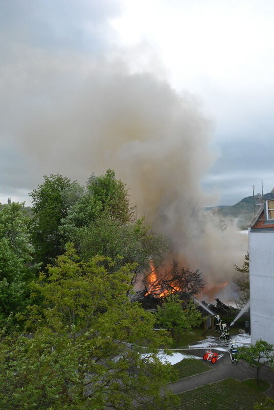 Großbrand in Reutlinger Schreinerei