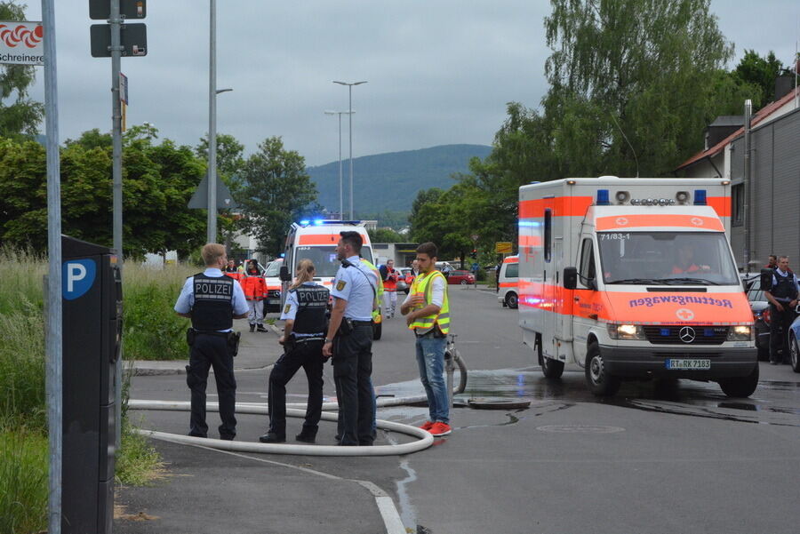 Großbrand in Reutlinger Schreinerei