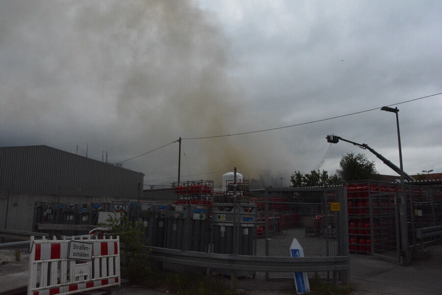 Großbrand in Reutlinger Schreinerei