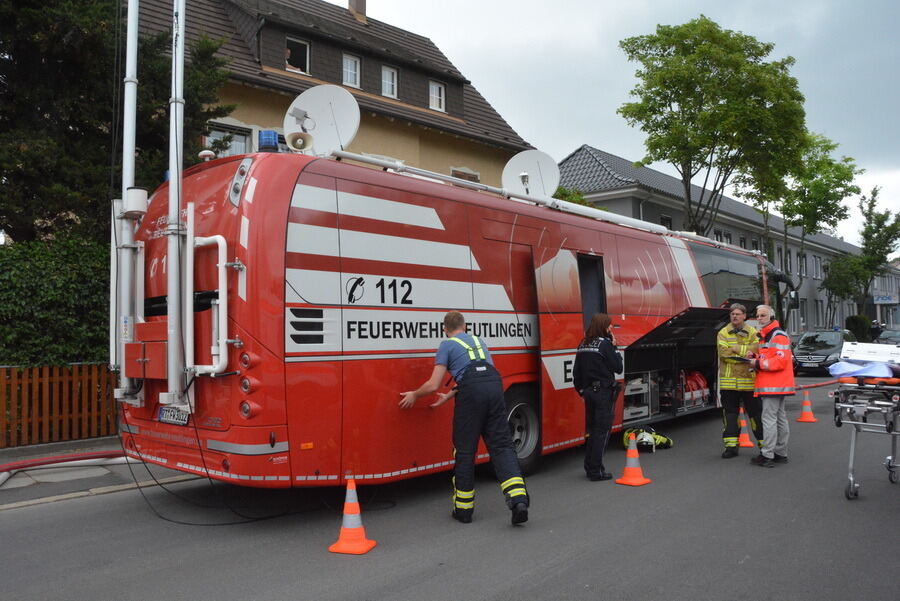 Großbrand in Reutlinger Schreinerei