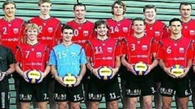 Die Volleyballer des TV Rottenburg haben sich für ihre erste Saison in der Bundesliga einiges vorgenommen. 
GEA-FOTO: PACHER