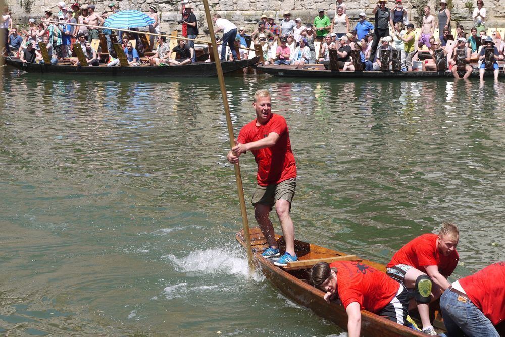 Stocherkahnrennen Tübingen 2015