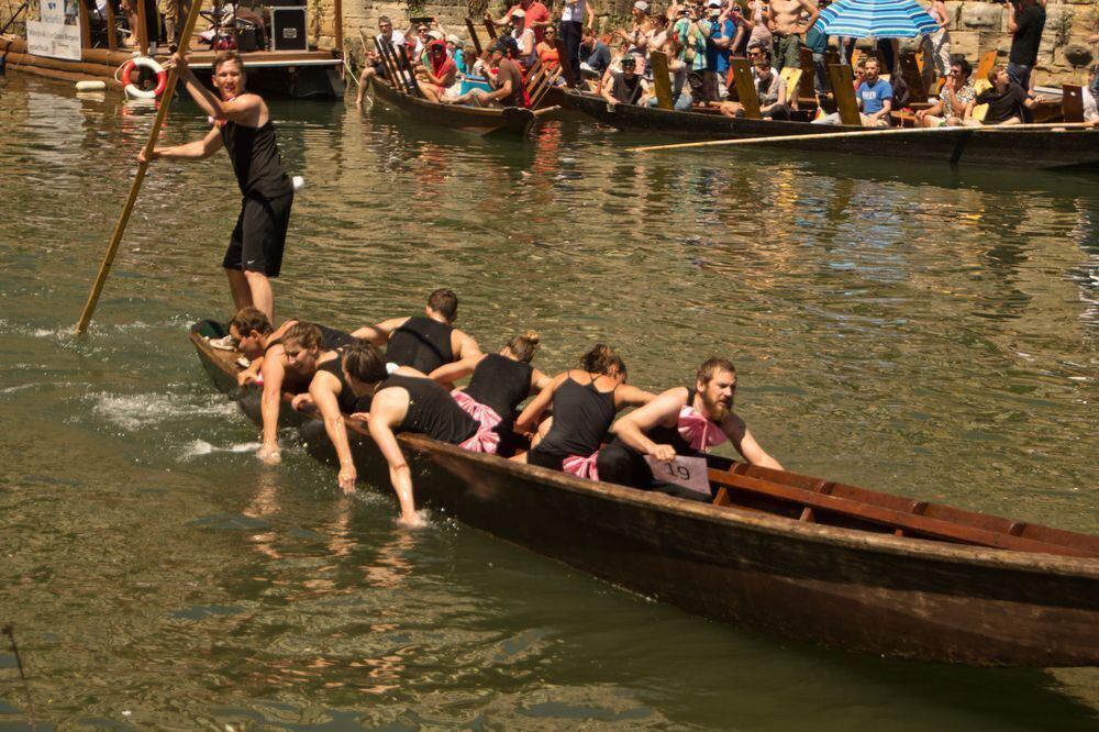 Stocherkahnrennen Tübingen 2015