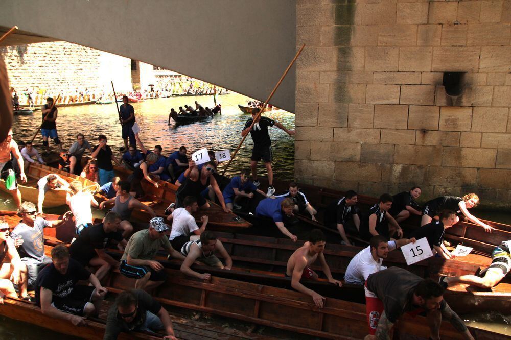 Stocherkahnrennen Tübingen 2015