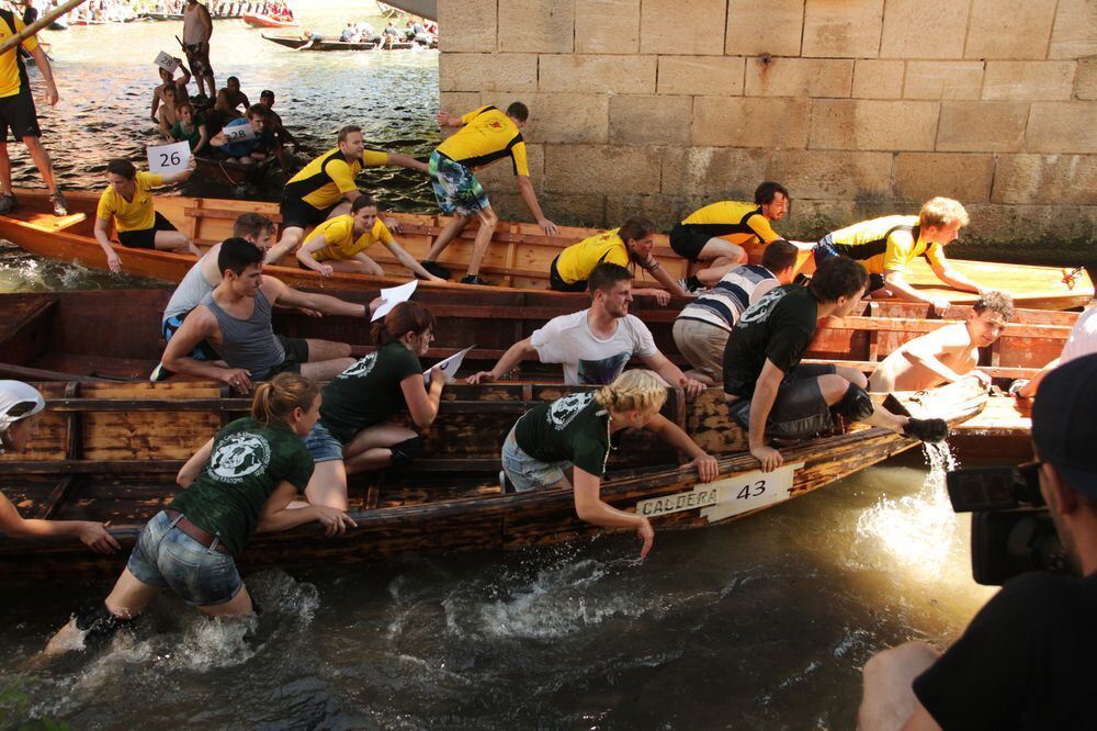 Stocherkahnrennen Tübingen 2015