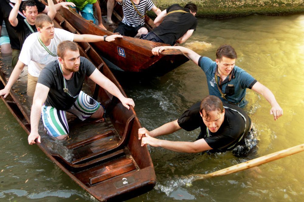 Stocherkahnrennen Tübingen 2015