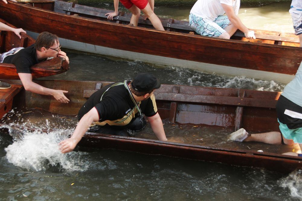 Stocherkahnrennen Tübingen 2015