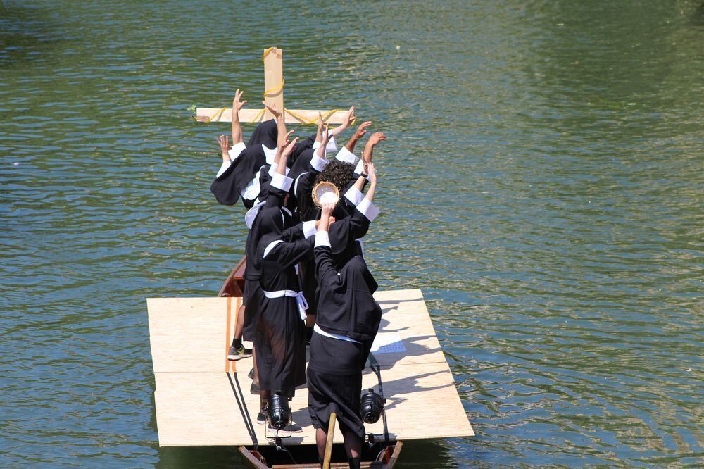 Stocherkahnrennen Tübingen 2015