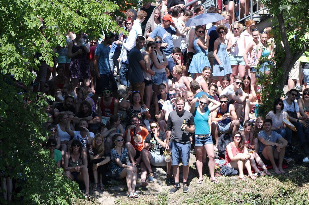 Stocherkahnrennen Tübingen 2015