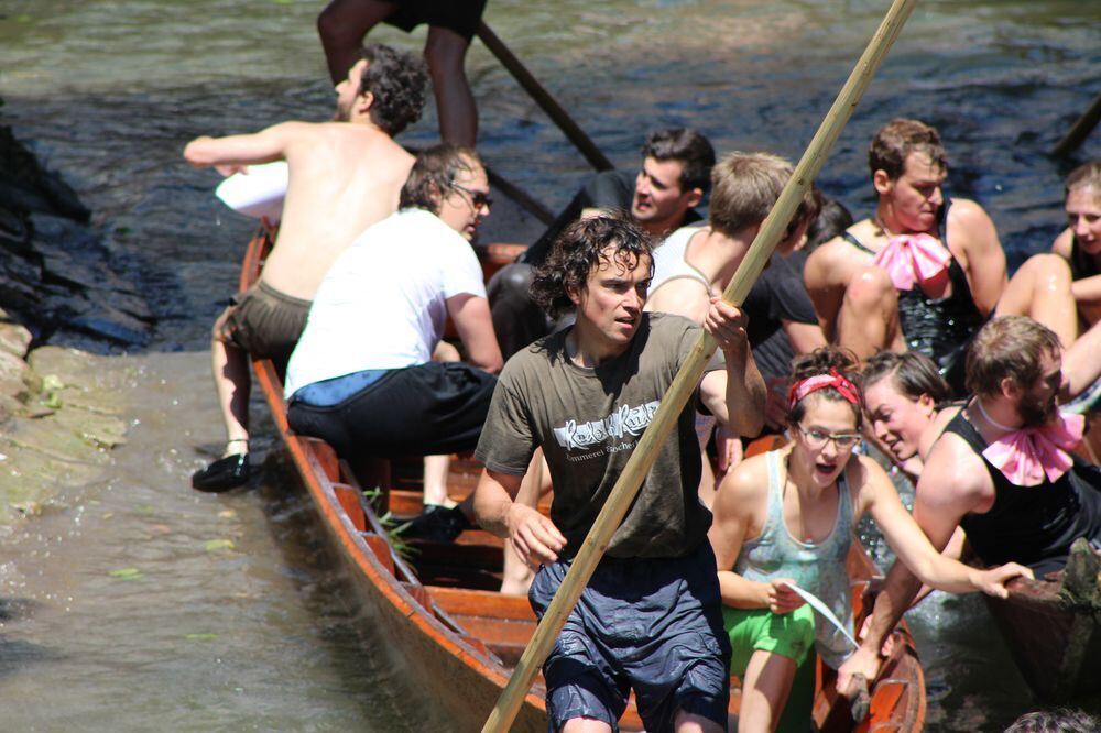 Stocherkahnrennen Tübingen 2015