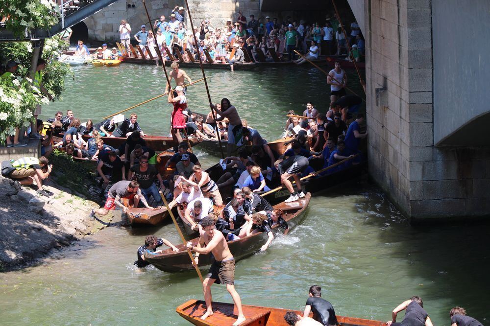 Stocherkahnrennen Tübingen 2015