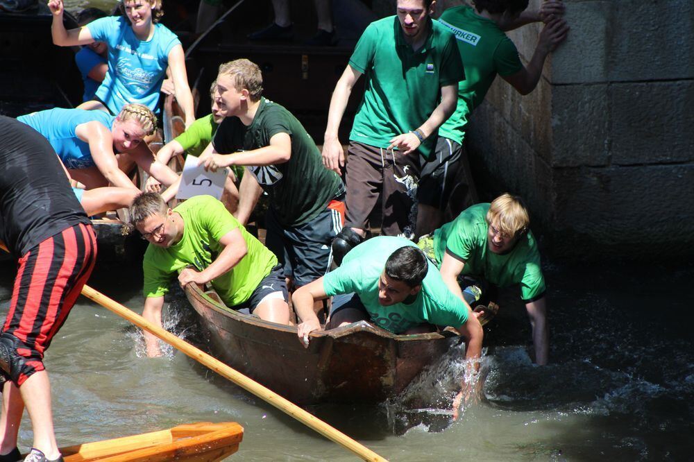 Stocherkahnrennen Tübingen 2015