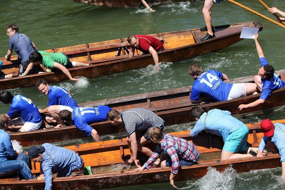 Stocherkahnrennen Tübingen 2015