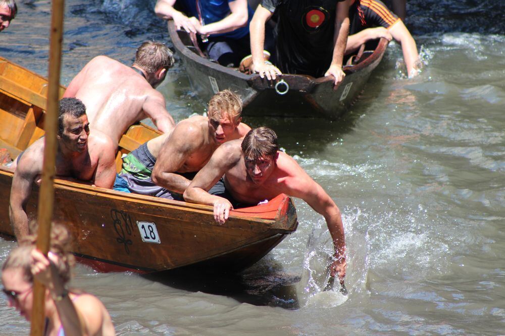 Stocherkahnrennen Tübingen 2015