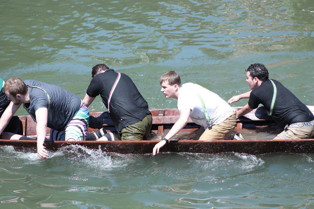 Stocherkahnrennen Tübingen 2015