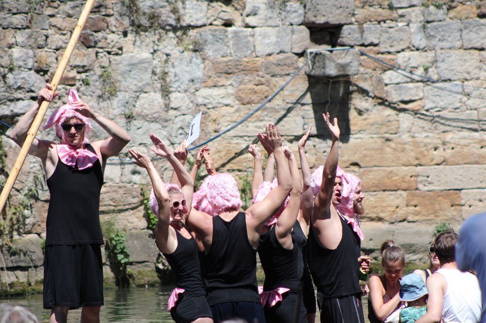 Stocherkahnrennen Tübingen 2015