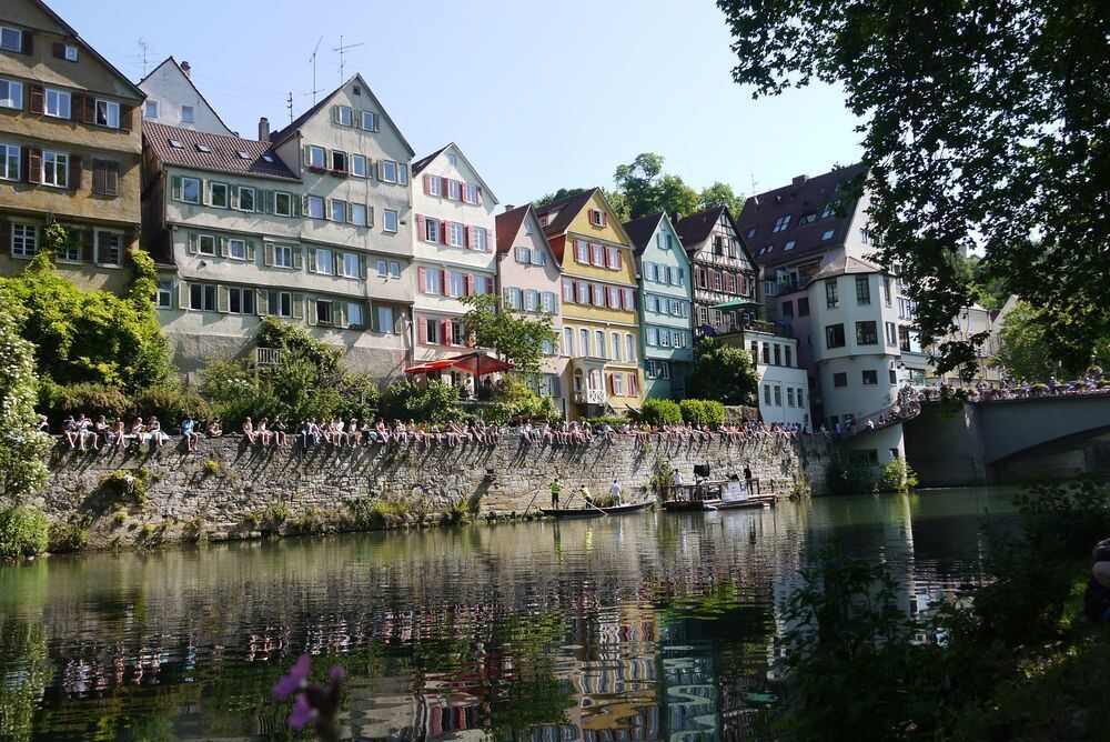 Stocherkahnrennen Tübingen 2015