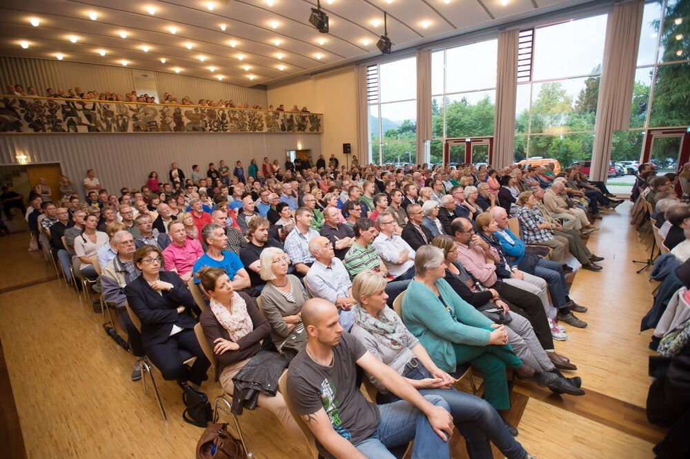 Podium zur Eninger Bürgermeisterwahl 2015